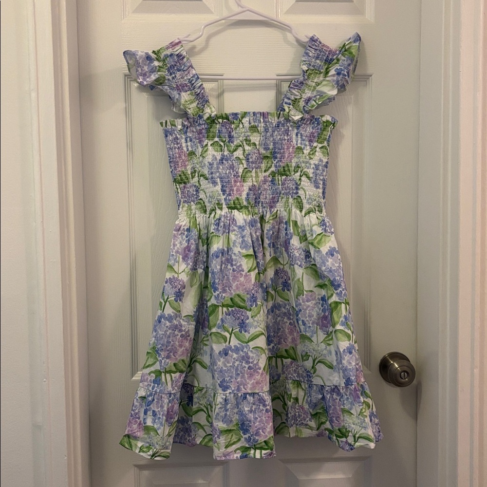 Hill House Elizabeth Nap Dress – Purple Hydrangea – Small - Picture 4 of 10